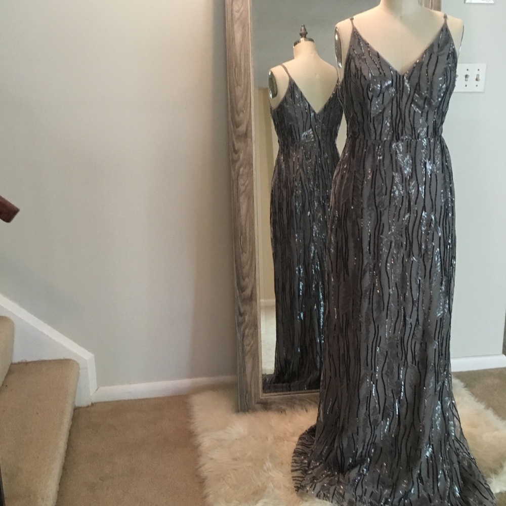 Donna Morgan Sequin Gown
